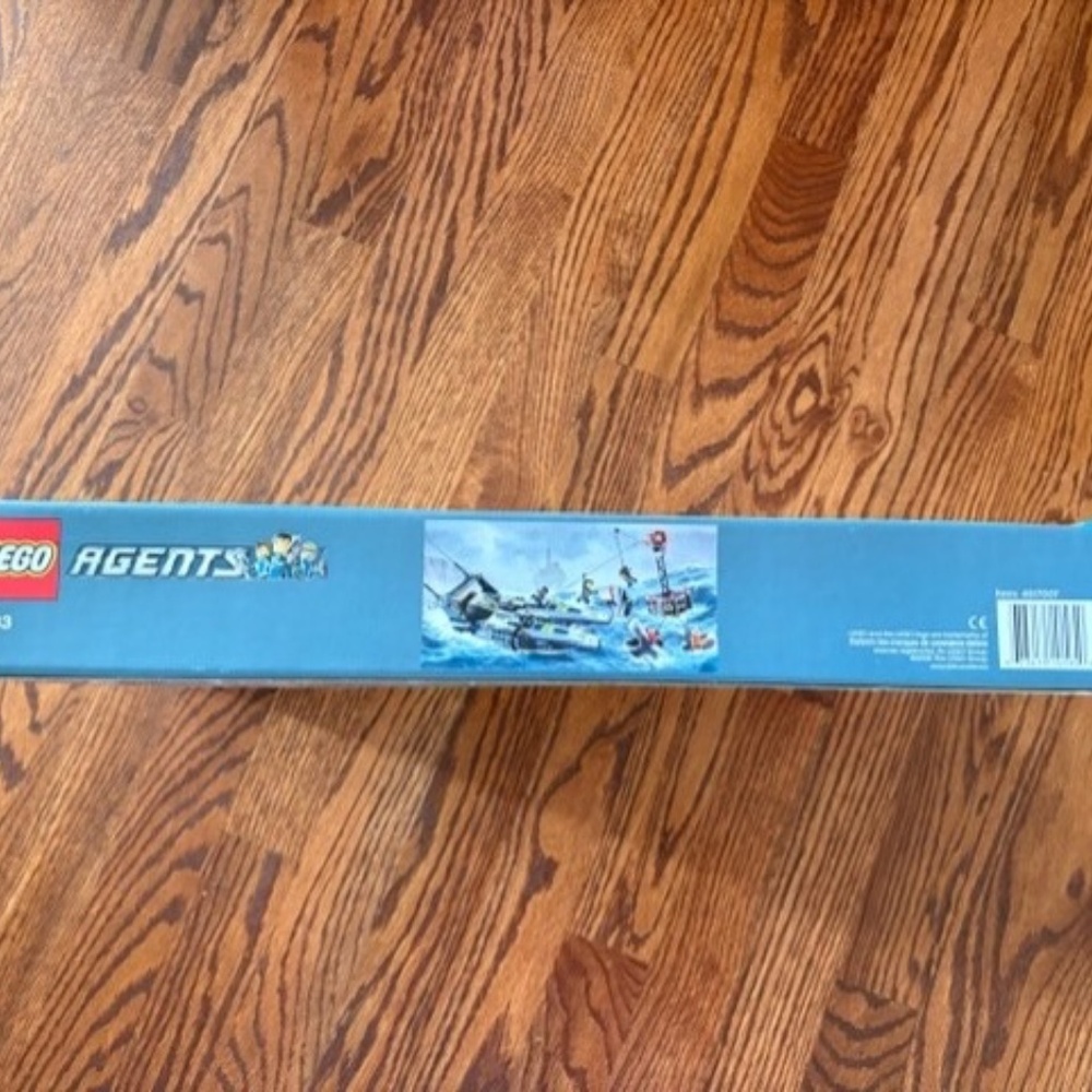 Lego Mission 4: Speedboat Rescue 8633 Agents Minifigure Building Set Box Damage - Picture 7 of 10